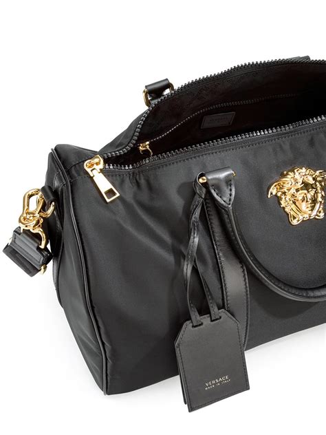 versace mens shoulder bag|versace duffle bags men's.